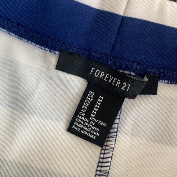 Navy stripe skirt - Picture 2 of 2